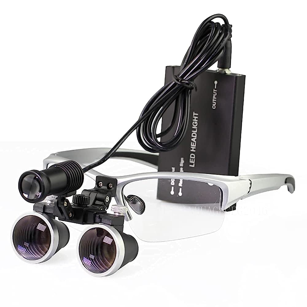 Clip de grossissement loupe chirurgical CRODY anti fatigue avec LED
