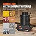 VEVOR Electric Melting Furnace, 3kg+1kg Electric Metal Smelter Foundry, 1350W 2102℉/1150℃ Smelting Furnace Kit for Gold/Silver Jewelry & Copper/Aluminum Casting