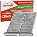 EPAuto CPJ6X (KD45-61-J6X) Replacement for Mazda Premium Cabin Air Filter includes Activated Carbon