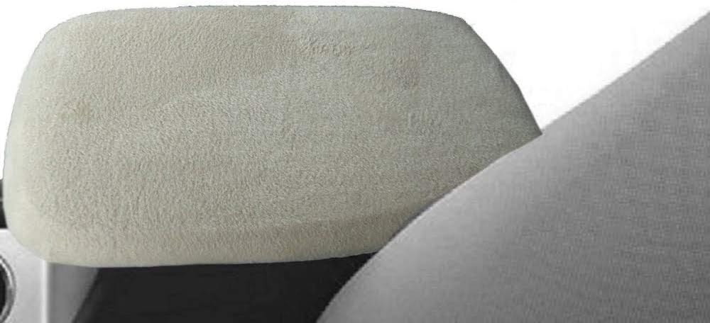 Car Console Covers Plus Made in USA Designed for Subaru Ascent 2019-2024 Fleece Auto Armrest Center Console Cover Protector Brown