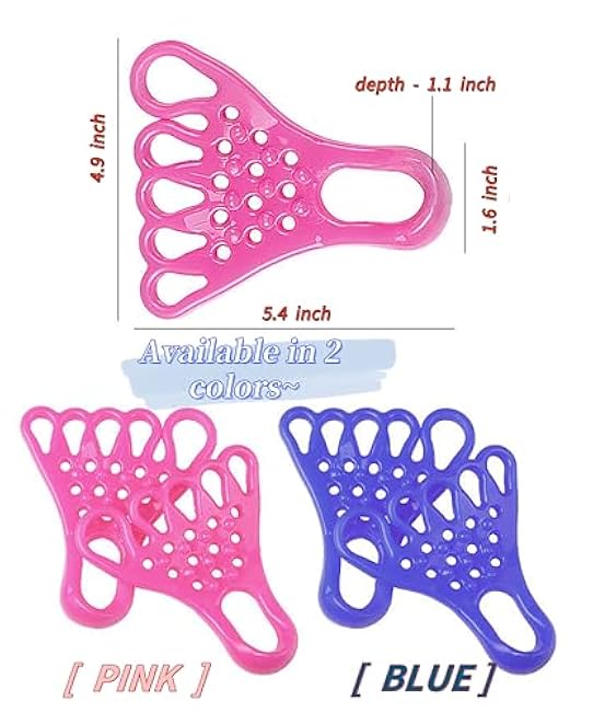 Toe Resistance Bands Strong Loop- Toe Stretcher -Toe Bands -Toe Strengthener -Toe Exercise Strap for Yoga, Pilates Foot Stretching Exercises Toe Exercise Bunion Correction Relief