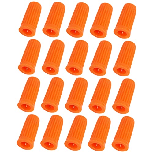 SOESFOUFU Eyelash Glue Replacement Caps 20pcs Glue Bottle Nozzle Tips Piercing Needles for Lash Extensions Sturdy Plastic No Blocking Easy to Operate