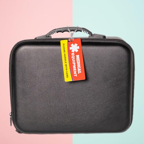 Medical Equipment Luggage Tag, Medical Equipment ID Identification Luggage Tag Medical Alert Bag Tag Travel Supplies (2.1" X 4.5", Medical Equip - Red)4