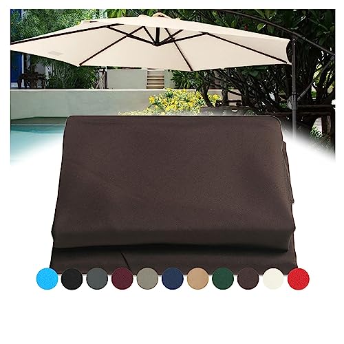Parapluie tissu de remplacement 300cm pour parasol de terrasse de jardin