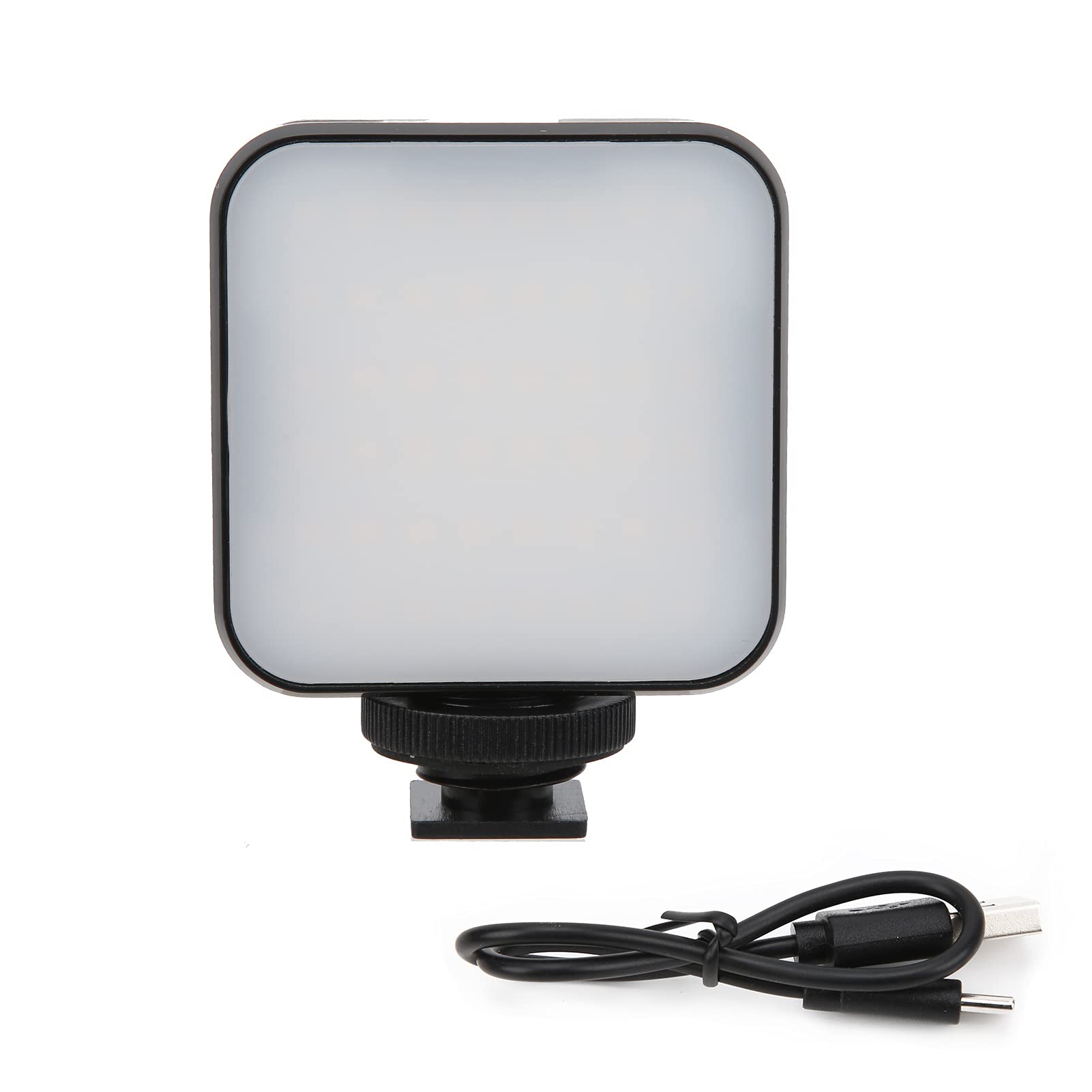 Guoenir Vlogging Light, Portable LED Video Light High Capacity Battery Type-C for Video Recording Photoshoot Zoom Lighting for Video Conference Lighting