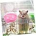 BESPORTBLE Versatile Hamster Tunnel Set Bath Feeder Plastic Compact Stylish Hamster Cage Supply