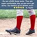 TCK Prosport Performance Tube Socks (Orange, Small)