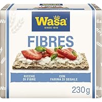Wasa Fibres, Cracker con 100% Segale Integrale, 230 g, Ricchi di Fibre