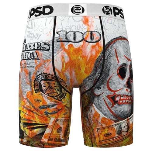 PSD Men's Boxer Briefs - Dead Broke, 7 Inch Inseam, Moisture-Wicking, 4-Way Stretch, Boxer Briefs for Men, Small4
