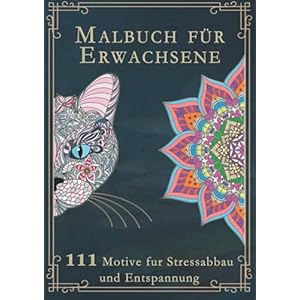 Malbuch für Erwachsene: Das große Ausmalbuch für Erwachsene mit 111 zauberhaften Motiven (Tiere, Landschaften, Pflanzen, Einhörner, Mandalas für … Version. Ideal als Anti-Stress-Geschenk Taschenbuch – Malbuch, 8. Dezember 2020