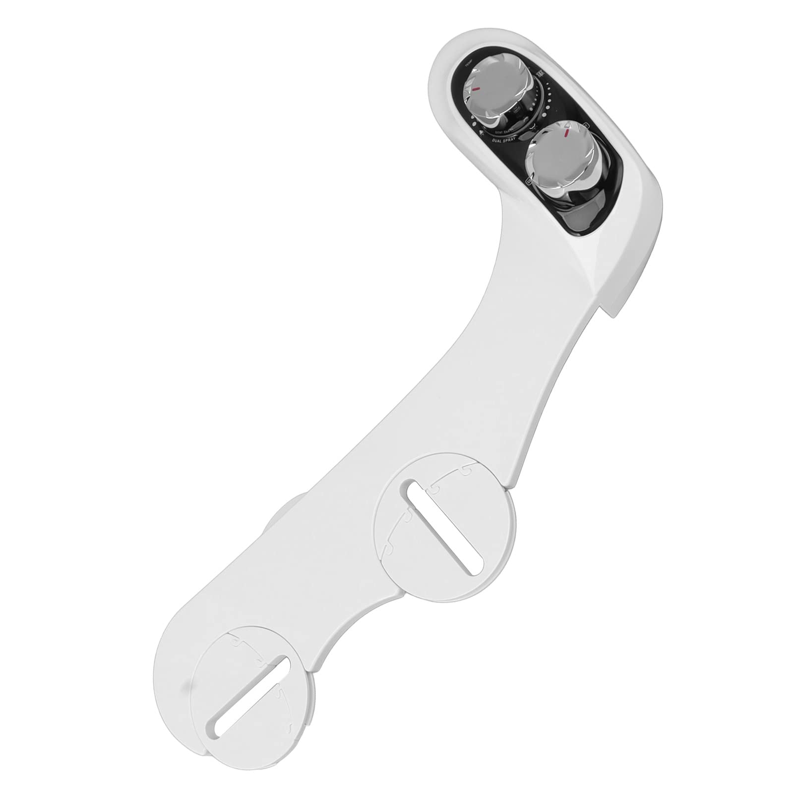 Generic Accesorio para bidé Frío y Caliente de Doble Boquilla, Pantalla Digital de Temperatura para Baño, Cómodo Diseño de ABS, Adecuado para Todos los Usuarios