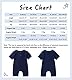 Baby Strampler Kurzarm Baumwolle Jumpsuit Spielanzug Mädchen Jungen Bodysuits Strampelanzug Sommer Kleinkind Schlafanzug Baby-Nachtwäsche Krabbelanzug Einteilig Outfits-Dunkelblau-100cm