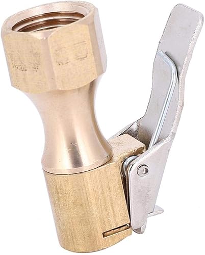 Miniatura 2 de 2 mandril de aire recto de bloqueo de 1/4 de pulgada, portabrocas de aire para manguera para compresor de calibre inflador, accesorios (1/4)