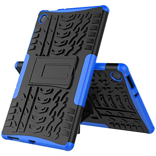XITODA Hülle für Lenovo Tab M10 HD 2nd Gen TB-X306F TB-X306X,Hybrid PC + TPU Silikon Mit Stand Schutzhülle für Lenovo Tab M10 HD (2nd Gen) 10,1 Zoll Tablet Case Cover Tasche,Dunkelblau – Bild 4