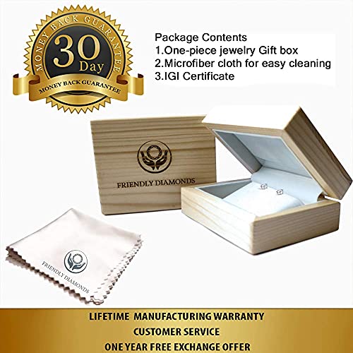 Lab Grown Diamond Earrings 925 Sterling Silver 1 7/8 Carat Lab Created Diamond 7 Stone Stud Earring For Women ( 1 7/8 Cttw, Gh Color, Si1 Clarity Diamond Jewelry For Women) #TOP5