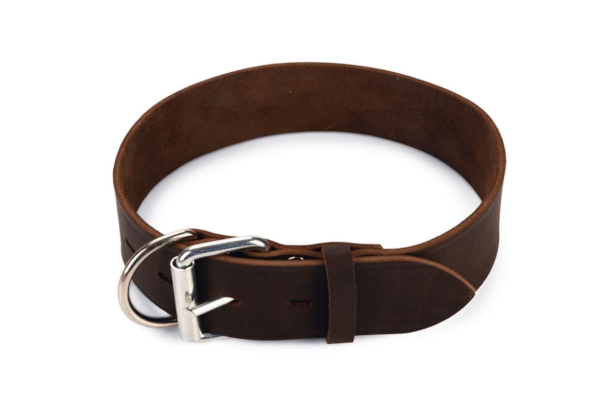 Karlie Flamingo 01829 Rondo collar brown, 15 mm 37 cm with strain relief