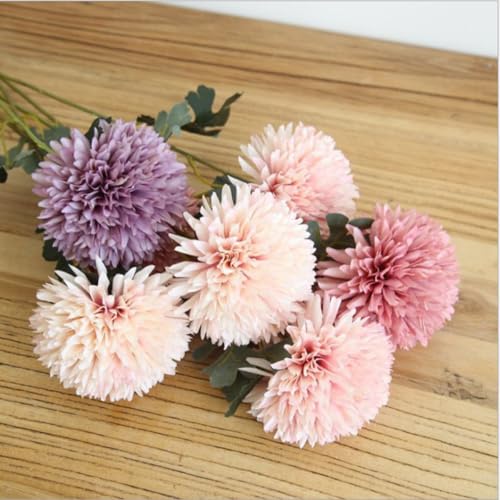 Flores artificiales simuladas de tela para decoracion de salones y bodas 4