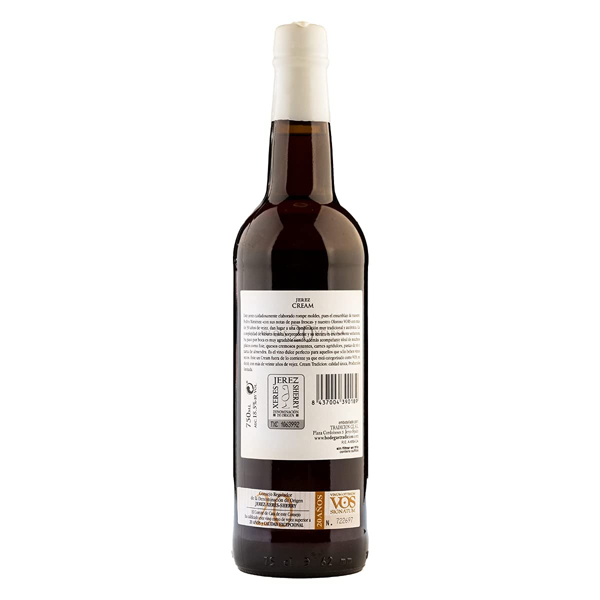 Bodegas Tradición Jerez Cream Sherry (1 x 0.75 l)