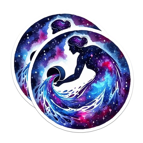 Imanes Decorativos Zodiacal Acuario Pack x2 5 in miniatura 1