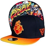 d 342 【Design unico】 Il design unico ti porta esclusività e mostra che sei uno che si distingue dalla gente normale. Ricamo 3D di alta qualità sul davanti e sul retro del cappuccio da baseball.