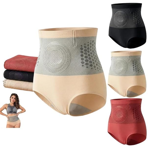 RLEHJN Pauraju Thermogenic Fat-Burning Sculpting Shorts,4-in-1 Fettverbrennungs-Formungsshorts,High Waist Bauchweg Mikropartikel-Sculpting Fettverbrennungs Shorts Fettverbrenner Yoga-Hosen für Frauen