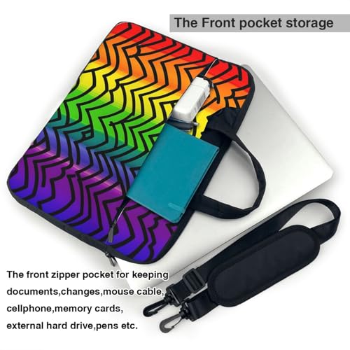 Bolso para portátil con diseño arcoíris Gay Pride 15.6" miniatura 5