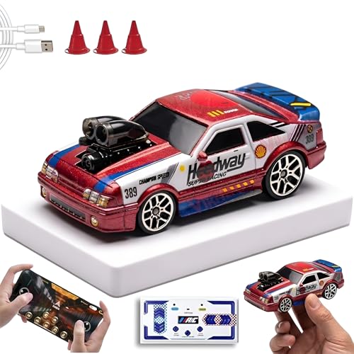 Image of VikriDA Mini Drift RC Car for Kids (Ages 3-10) - 1:64 Scale Metal Body, 3-Speed Remote Control Car, Type-C Charging, 30m Range, 30 Min Playtime