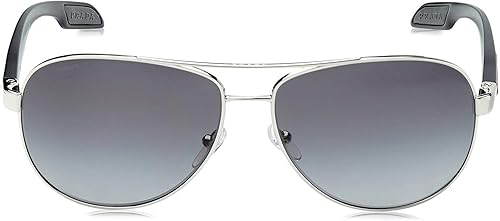 Miniatura 2 de Prada Linea Rossa Lifestyle PS 53PS 1BC5W1 - Gafas de sol de metal de acero lentes polarizadas degradadas grises Acero 62-14-135