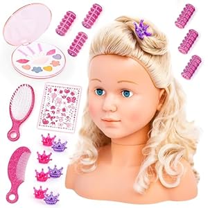 Bayer Design 90005AB Super Model Schmink- und Frisierkopf Blond