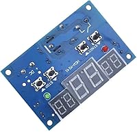 Vista 2 de W1401 DC12V LED pantalla digital termostato controlador de temperatura inteligente termómetro control con sensor NTC módulo DC 12V