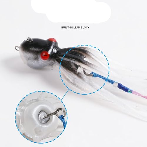 5 pezzi luminosi, calamari, polipo, esche da pesca...