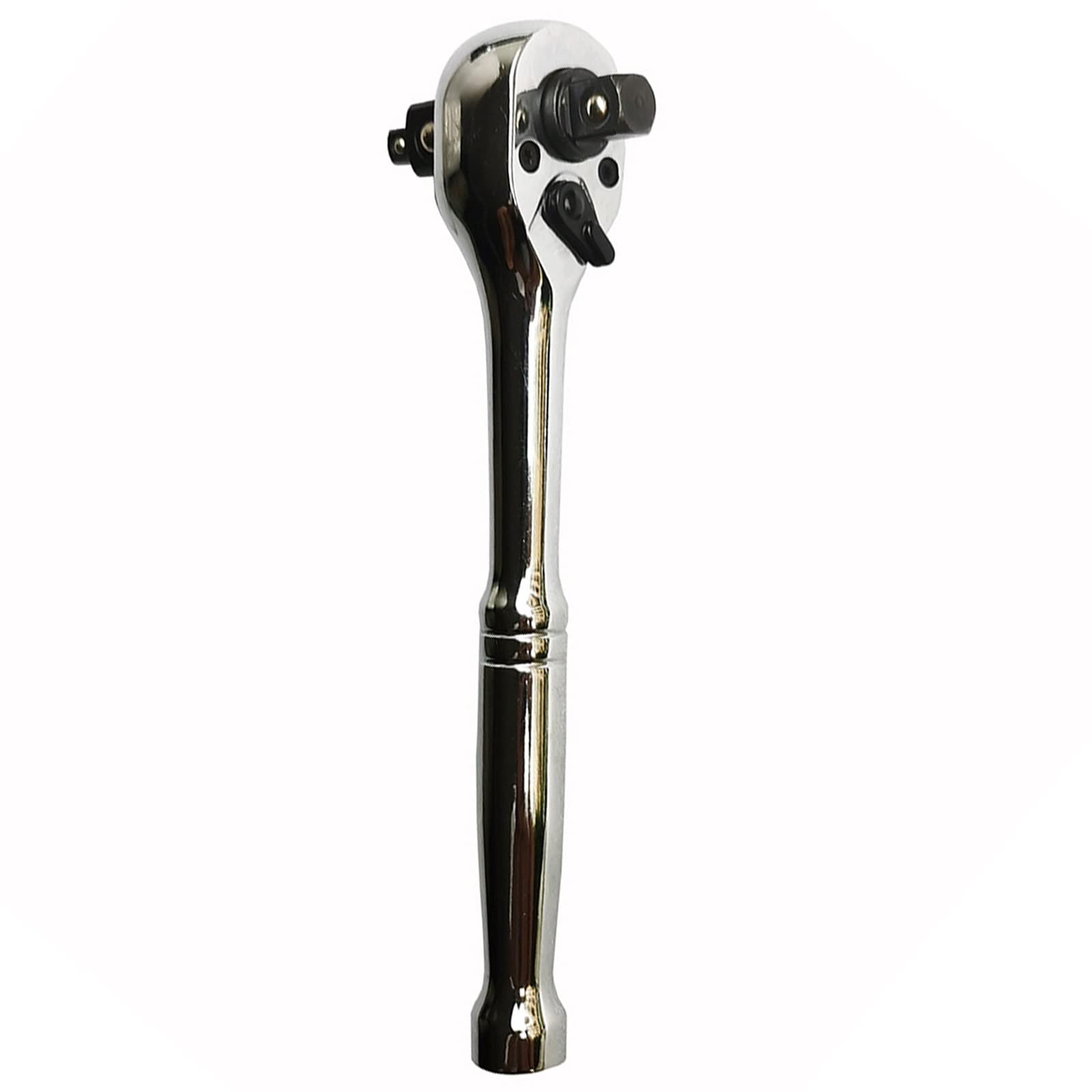 Llave de trinquete 1/2 3/8 1/4 pulgadas, acero al carbono, 72 dientes, reversible