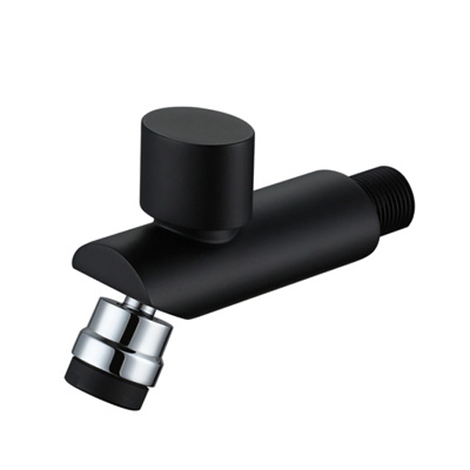 Robinet eau froide rotatif 360 pour lave-mains mural chromé