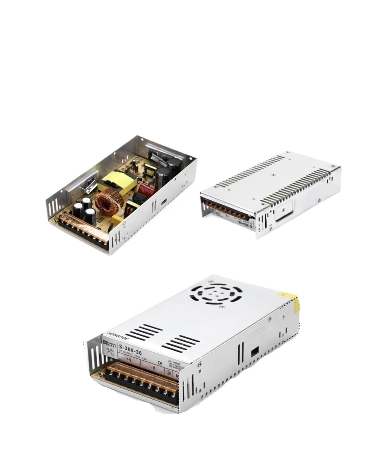 BALYDLUL 1pcs Switching Power Supply Light Transformer AC110V 220V To DC 24V 2A 5A 10A 15A 20A Power Supply Source Adapter For Led Strip(75W)