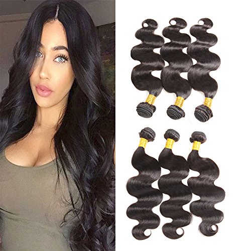 Huarisi Brazilian Body Wave Hair 3 Bundles 22 24 26 Körper Wellen Haare Human Hair Echte Menschliche Haare Unprocessed Virgin Hair Weave Sew in Weft