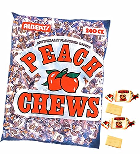 Albert's Peach Chews Candy - 240 piezas