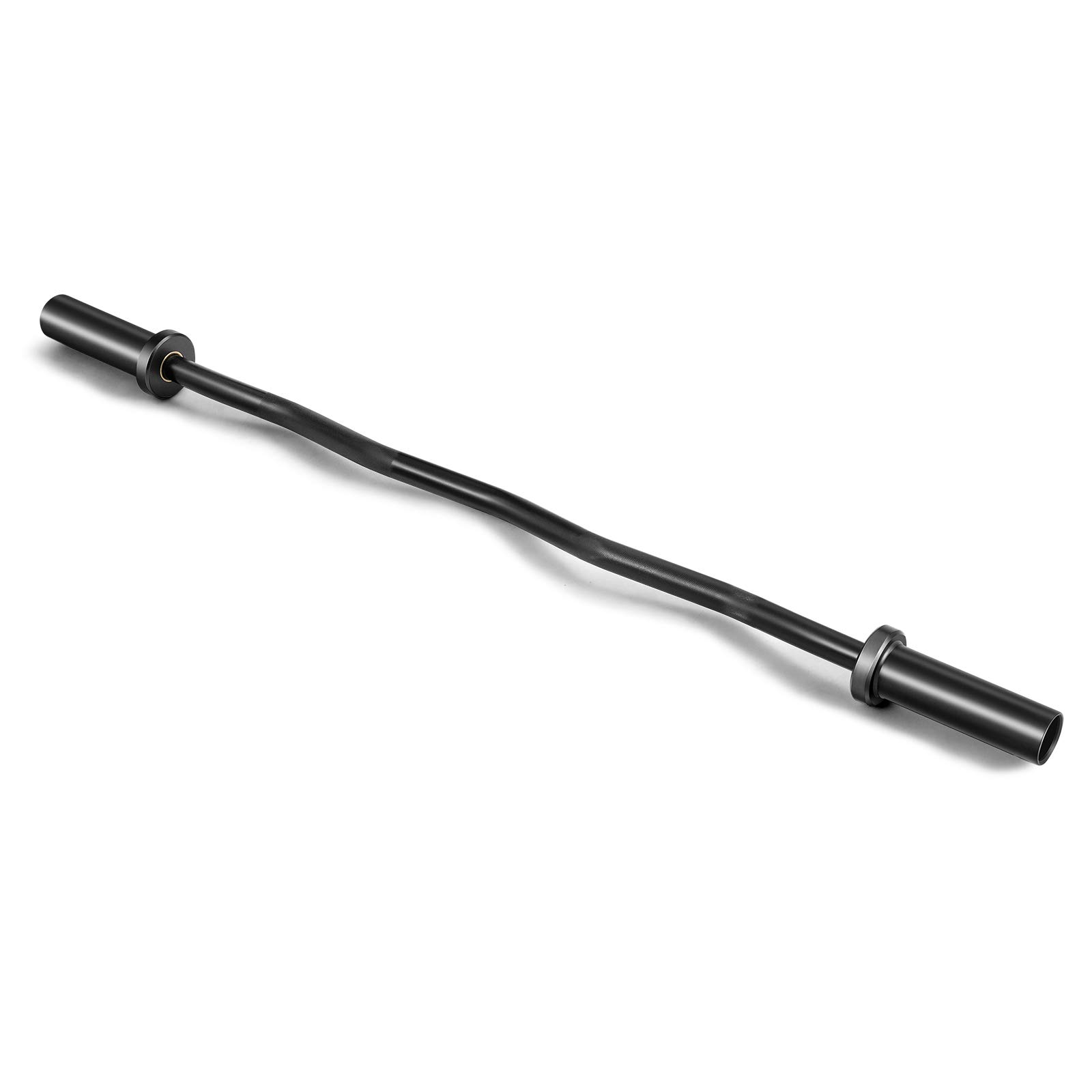 Buy GYMAX Curl Bar, 47” EZ Curl Bar with Copper Sleeve and Bearing