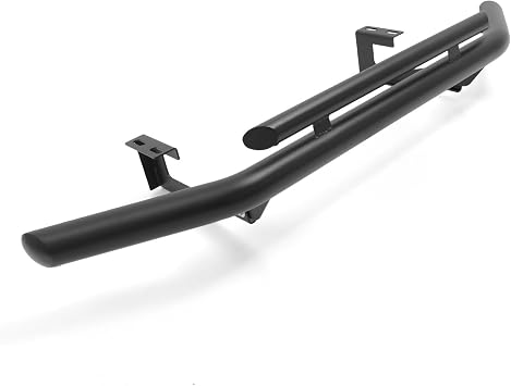 Predator4X4 City Style Double Nudge Bull Bar Matte Black Compatibe with Nissan Navara D23 NP300 2015-2021 |Bumper Protection Bar, OEM+ Look