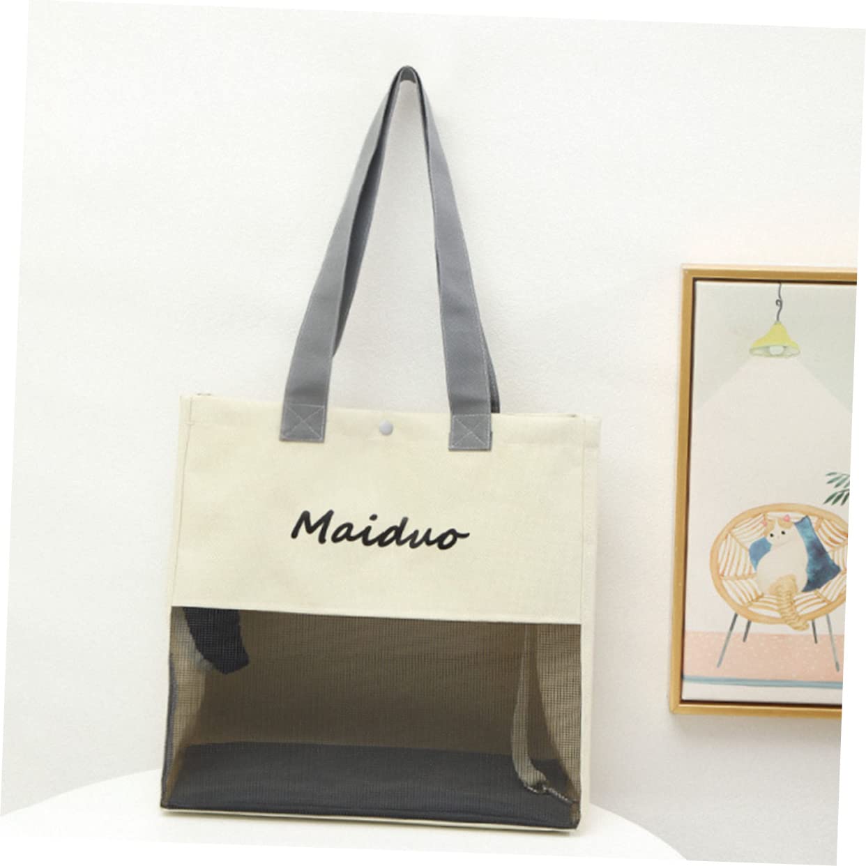 HEMOTON Breathable Pet Carrier Backpack for Cats and Dogs Portable Mesh Travel Bag with Spacious Design for for Hiking and Outings