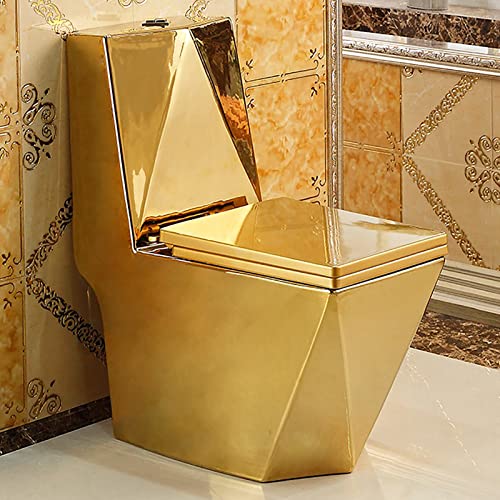 Inodoro Bidé Gold Smart con doble descarga automática, cierre suave y diseño cuadrado 675 mm x 820 mm x 340 mm miniatura 2