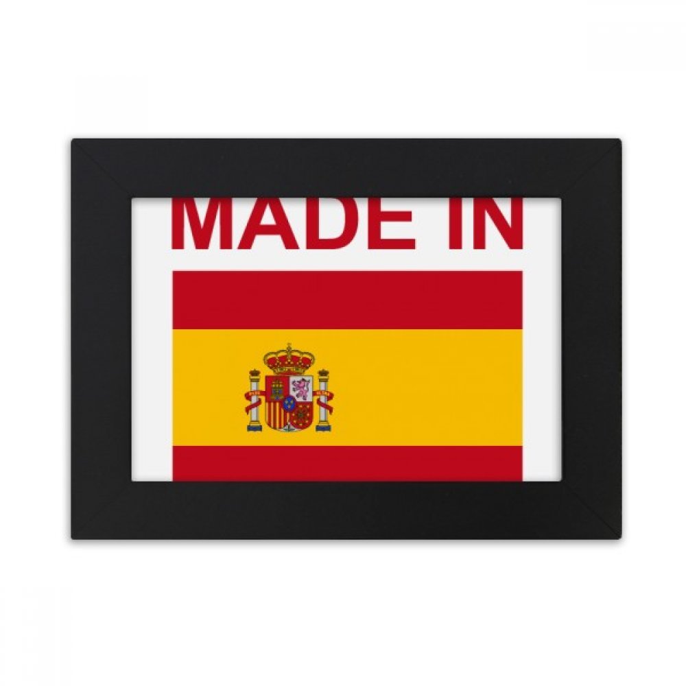 Cadre photo noir Espagne Country Love pour célébrer l'amour de la culture ibérique