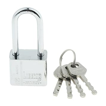 CLUB BOLLYWOOD Metal Safety Security Lockout Padlock Lock Keyed Long Short Shackle 30x68mm | Other Locks | Access Control Equipment