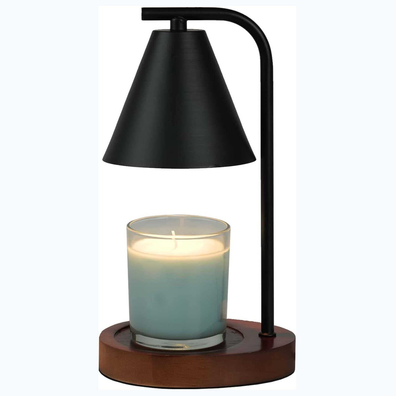Lampe Chauffante de Bougie, Compatible avec Les Petites et Grandes Bougies, Lumière De Fusion De Bougies Électrique De Haut En Bas Dimmable Fondeur De Bougie Bougeoirs Aromatiques Pour La Décoration