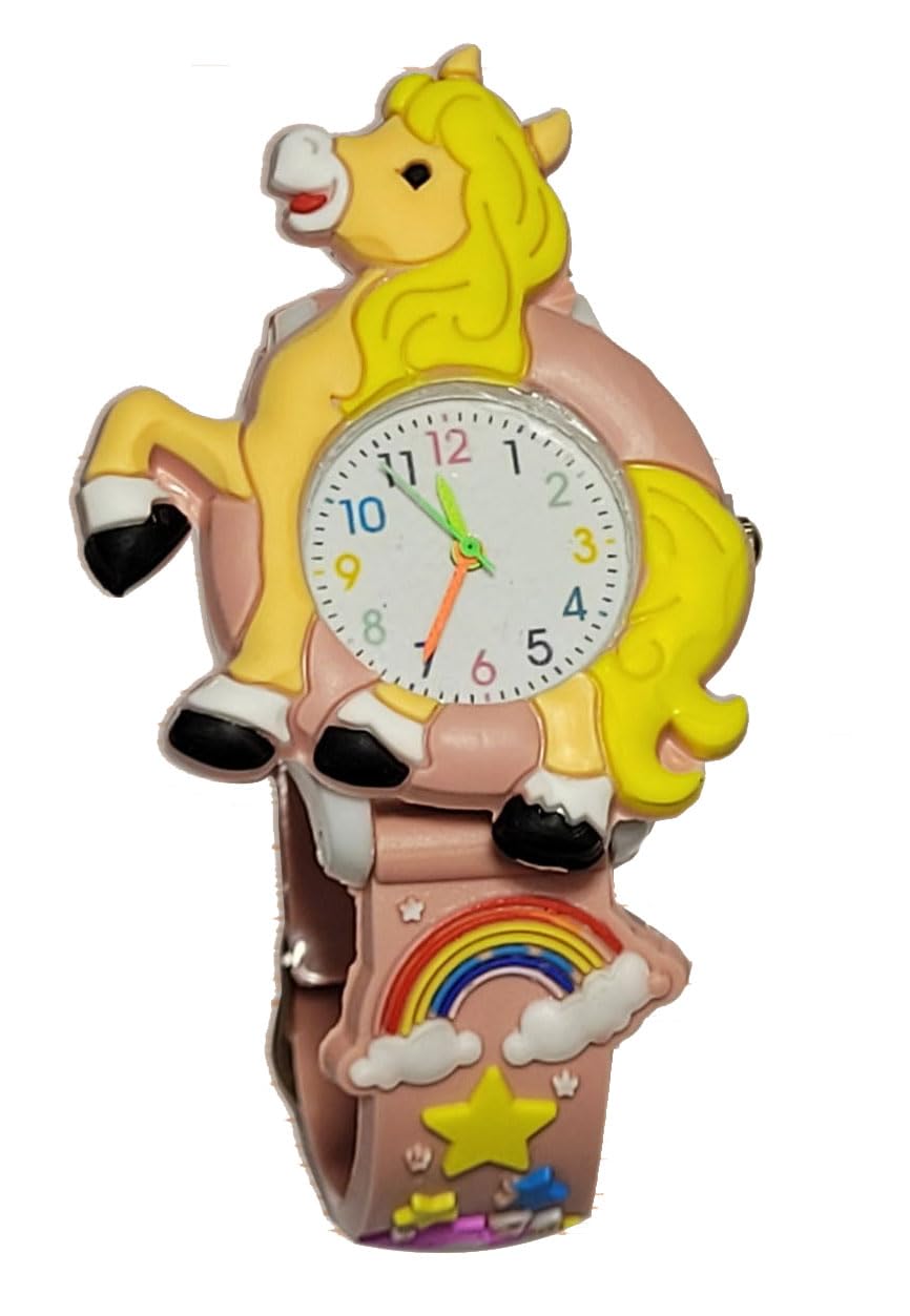 Dreamy Unicorn Analogue Watch for Kids Non Breakable Wrist Watch - Pack of 1 (Brown) (B0CFM2724X) Amazon Price History, Amazon Price Tracker