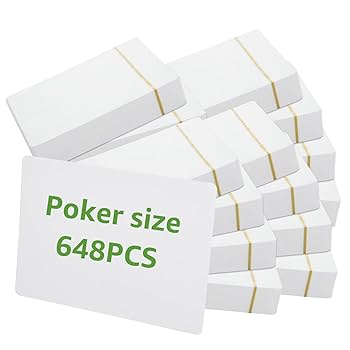 Amazon.co.jp: Oungy ブランクトランプ 648枚 2.5インチ x 3.5