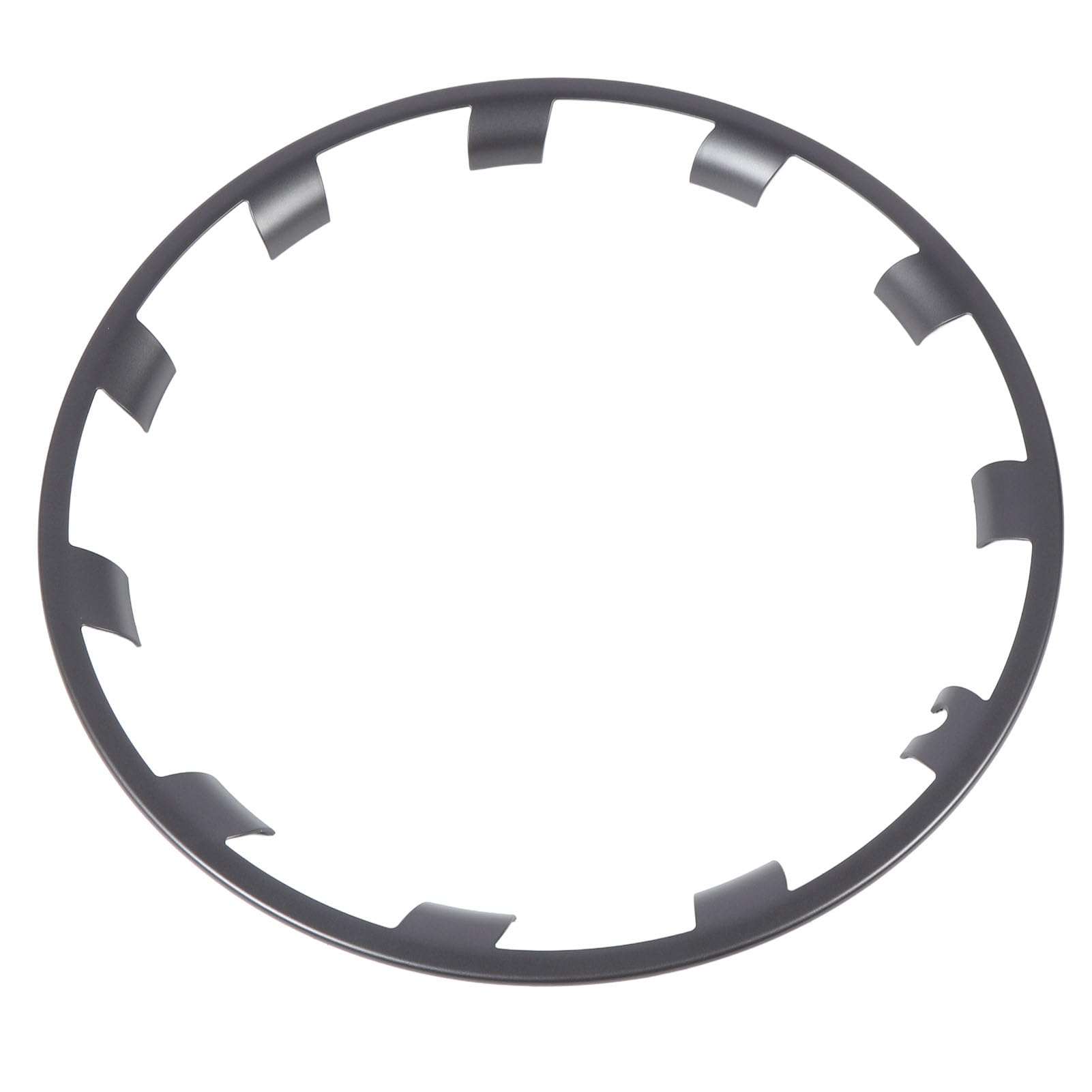 Keenso Protecteur de Jante, Kits de Protection de Jante de Roue, 4 Pièces 21 Pouces ABS PC en Plastique Anti-Rayures, Anneau de Décoration pour Roue Überturbine Spécifique (Gray)