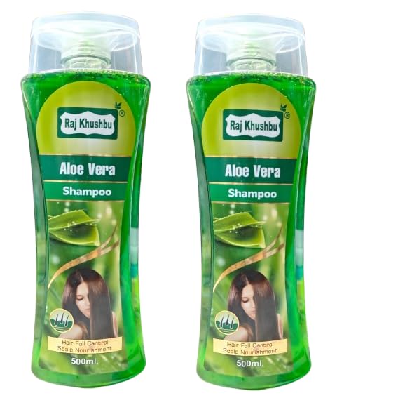 Aloe vera Shampoo 500ml Herbal Ayurvedic Hair Care Natural Cleanser for Daily Use Gentle Cleansing Nourishing Growth Anti-Hair Fall Strengthening Scalp Hydrating Pack Of 06-image-30