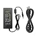 ZCPlus Universal Power Adapter 24 V 6 A AC/DC Power Supply Transformer for LED Strip Rope Light Printer Scanner Router Fax TFT LCD Monitor Radio Camera Computer, US Plug