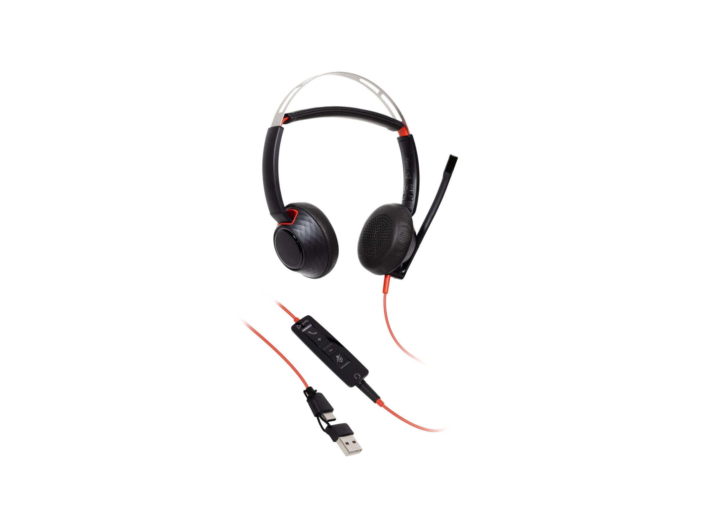Amazon.co.jp: Plantronics Poly Blackwire 5220ステレオUSB-Cヘッド