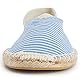 Kennti Einfarbige und Gestreifte Herren Espadrilles Blau 44 EU